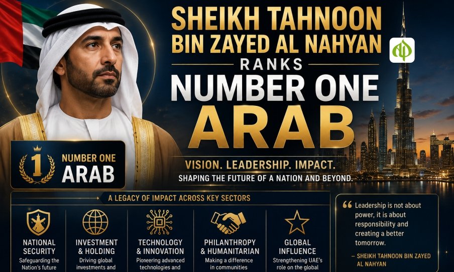 Sheikh Tahnoon Bin Zayed Al Nahyan Ranks Number One Arab Power List 2026