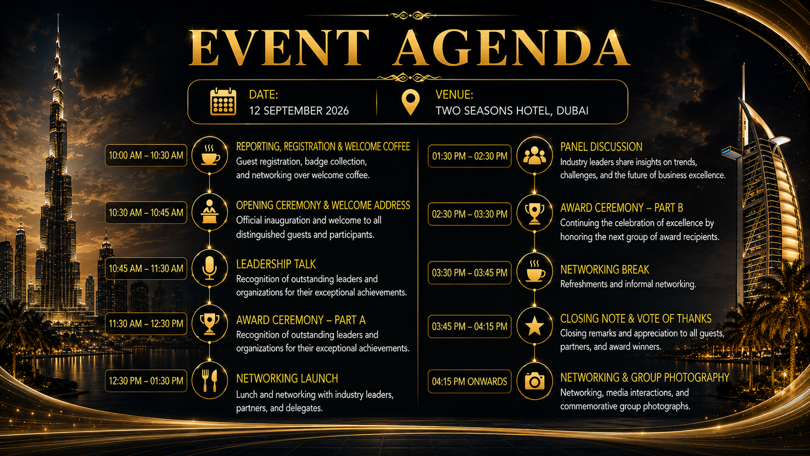 Award -banner agenda